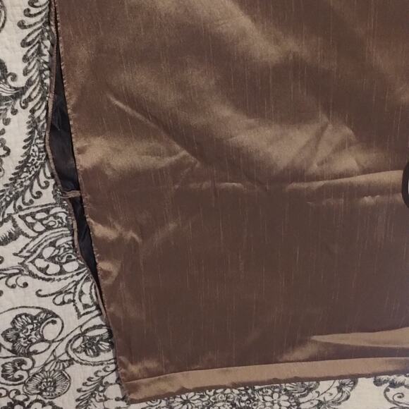 W Too Watters & Watters Bronze Two-Piece Cream Ribbon Sash Formal Skirt Set 12 - Picture 11 of 13